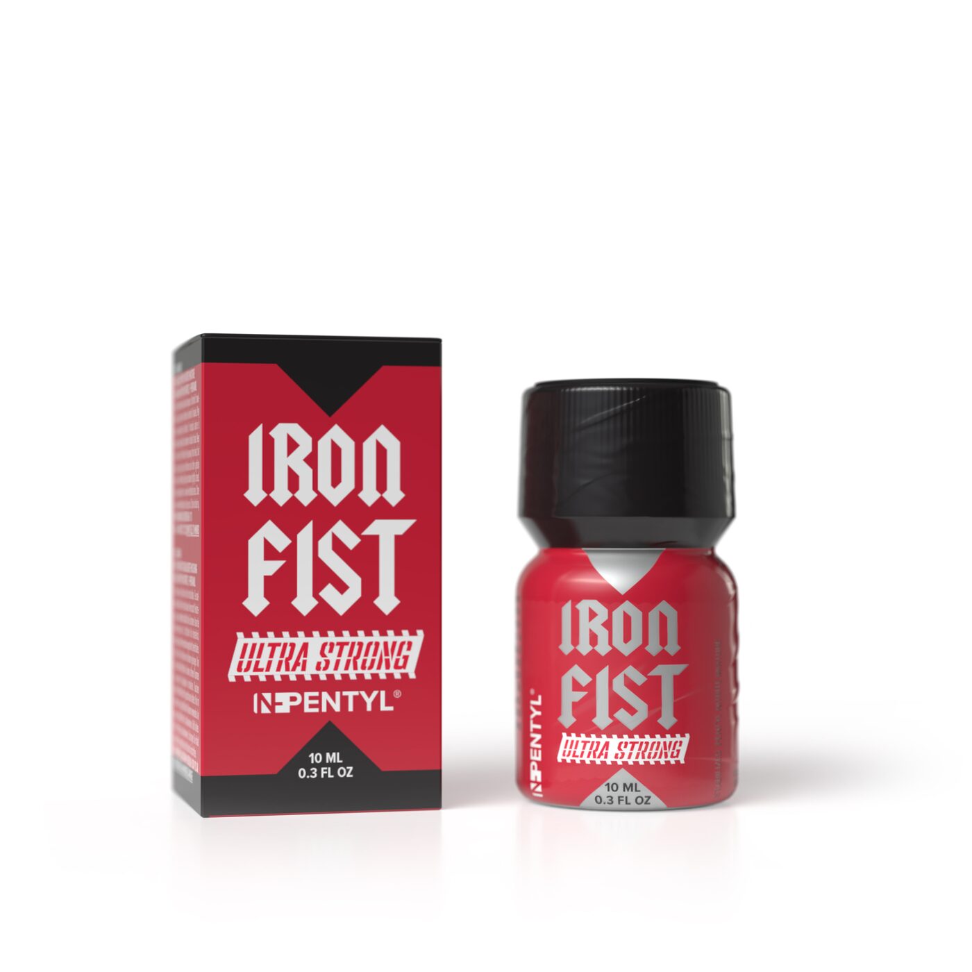Iron Fist Ultra Strong 10ML, Iron Fist Ultra Strong 24ml, red aluminium bottle, n-pentyl nitrite, PWD Factory